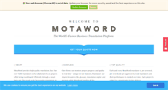Desktop Screenshot of motaword.com